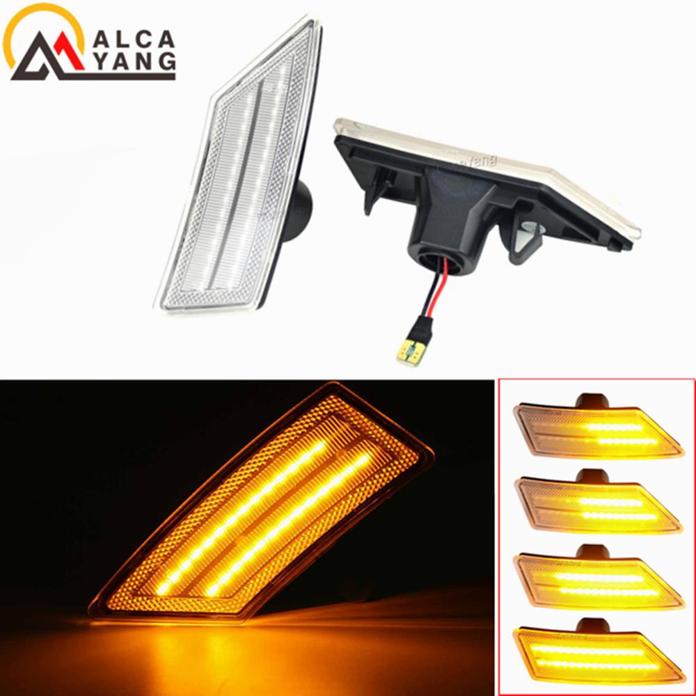 Sequential Dynamic LED Side Marker Light Front Bumper Turn Signal Lamp For Ford Ranger XL XLT Lariat 2019 2020