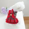 Dog Clothes Pet Clothes Dog Cat Clothing Student Dresses Aristocratic College Skirts