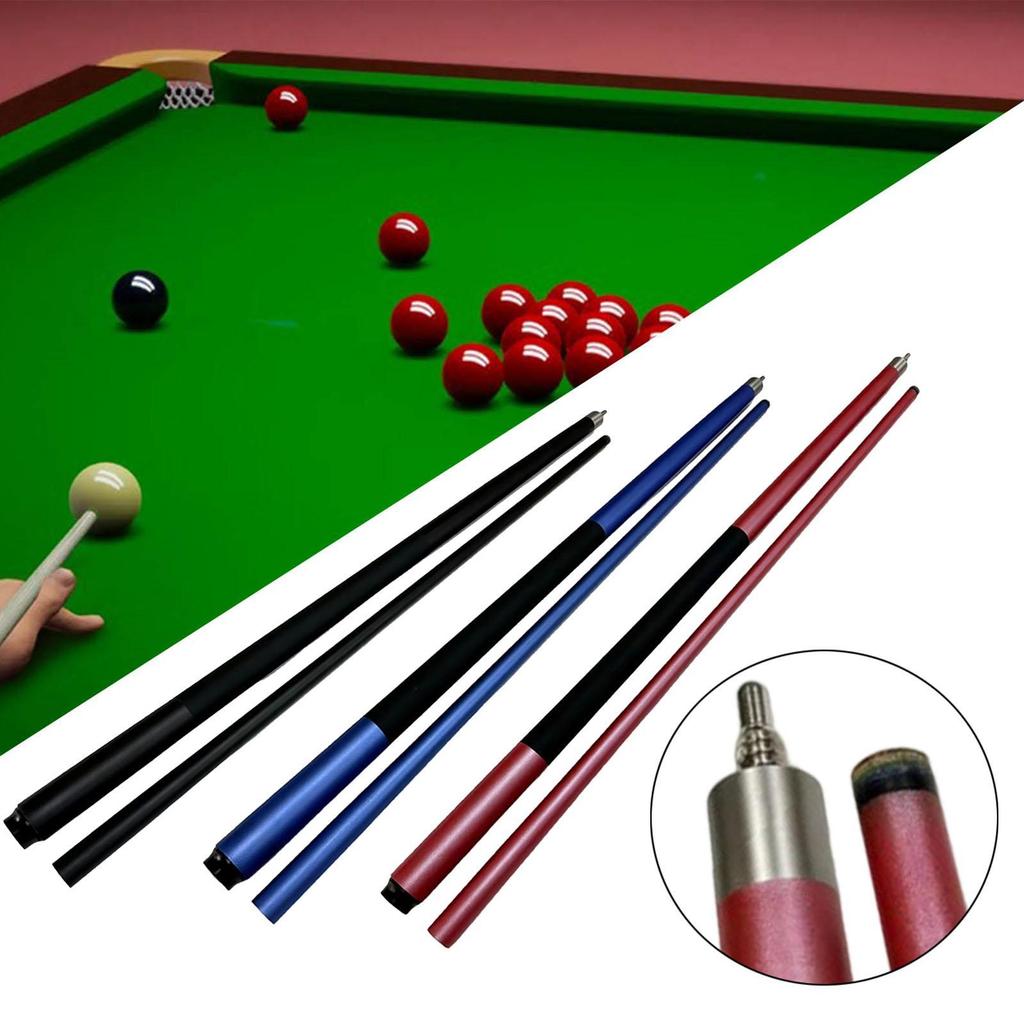 Practice Pool Cue Stick 13Mm Tip Durable Fiberglass Wood Billiards Kit For Home Snooker Players And Beginners