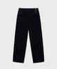 NOIRER Velvet Texture Wide Denim Pants (Black)