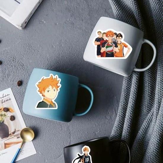 50 pieces Haikyuu sticker set cute anime seal stylish waterproof doodle popular DIY bicycle notebook laptop snowboard skateboard luggage suitcase case