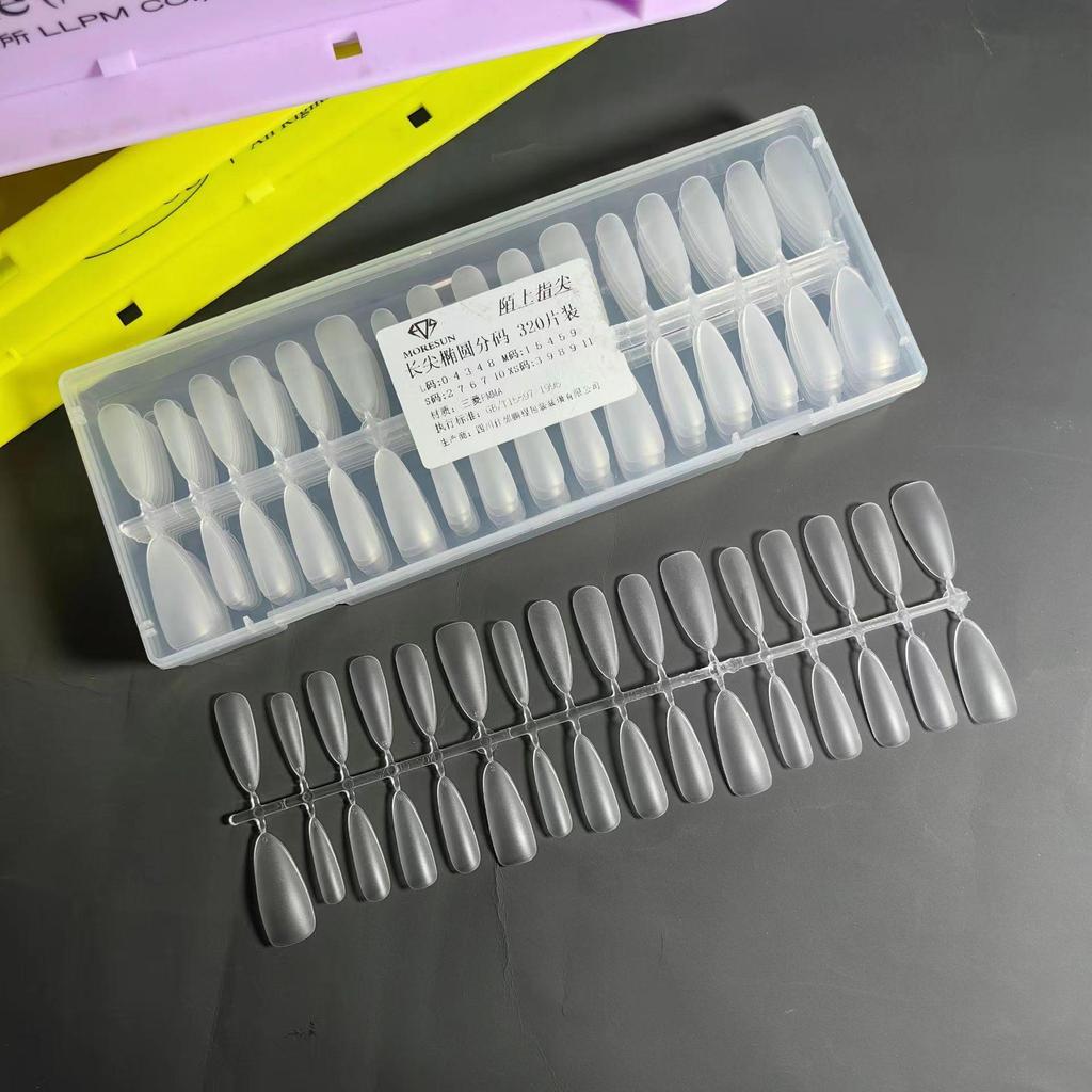 Moshang Fingertip Wearable Nails - 300-Piece Manicure Nail Tips Set