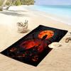 Eerie moonlit enchantment Print beach towel, quick drying, suitable for travel, outdoor sports, jogging, the beach and swimming, gift
