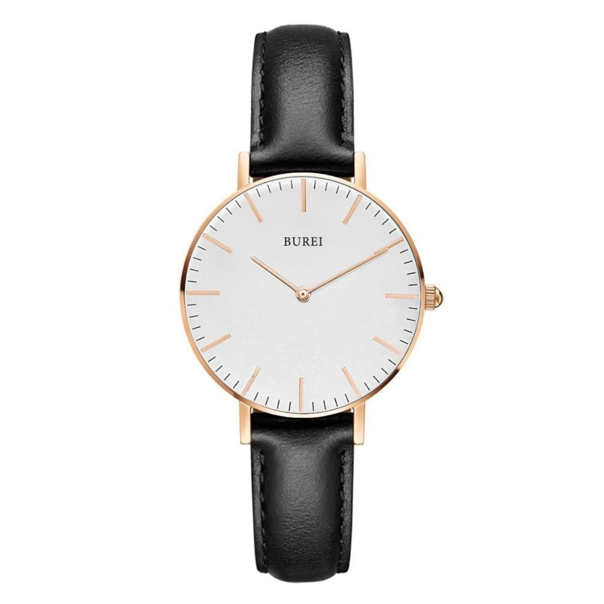 

Аналоговые кварцевые часы BUREI с водонепроницаемым сетчатым браслетом, стильные и популярные для поездок на работу и тонкие и легкие, женский браслет, повседневные, школьные, (керамический