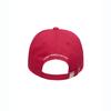 TWO TONE LETTERING BALL CAP RED