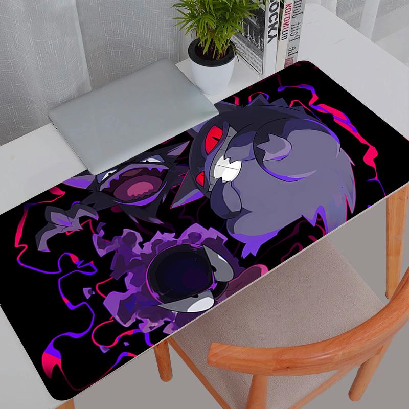 Mouse Pad Gaming Large Dywan Gamer Keyboard Desk Mat Table Carpet HD Print Mousepad P-Pokemons G-Gengar XXL 900x400 For Computer