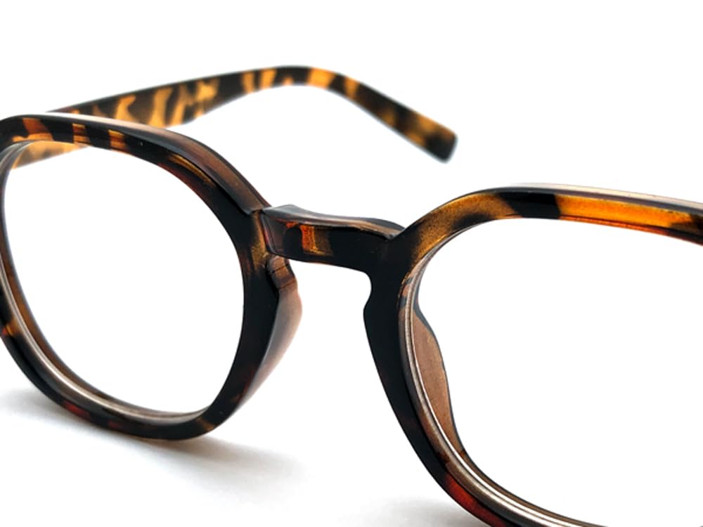 CROWN PANTO SQUARE SUNGLASS Tortoiseshell CLEAR [SPEED ADDICT] ×