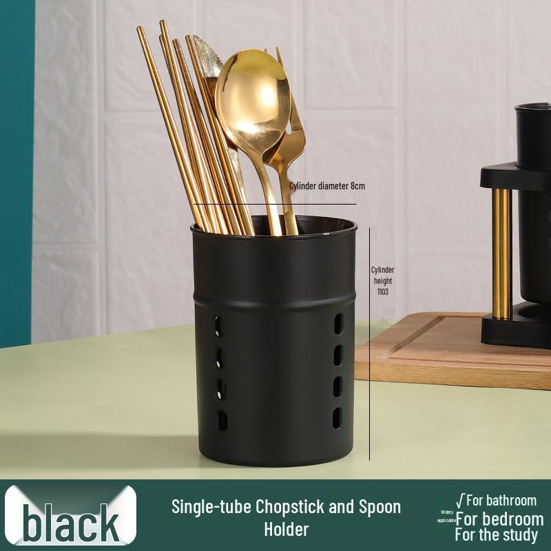 Elegant Multi-Functional Chopstick & Utensil Holder with Draining Rack Default item