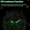 JINSHIDUN Neue Business-und freizeit herren Uhr Mode Hohl Mond Phase Wasser-proof Leuchtende Mechanische Uhr High-end-herren Uhr