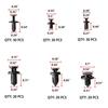 Pack of 635 Car Retainer Clips Fasteners Automotive Rivets Screwdriver Repair Kit Parts for Fender Door Trim Panel