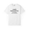 Odio las Margaritas Es Broma ¿Te Imaginas Camiseta Divertida de Cóctel Amante del Tequila Harajuku Manga Corta Ropa Estética Casual