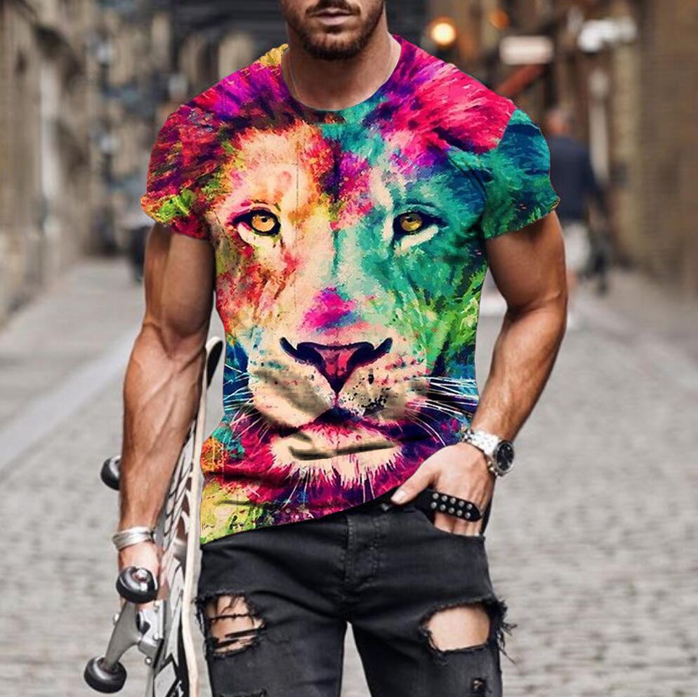 Summer Fashion Short Sleeve T-Shirt 3D Print Tee