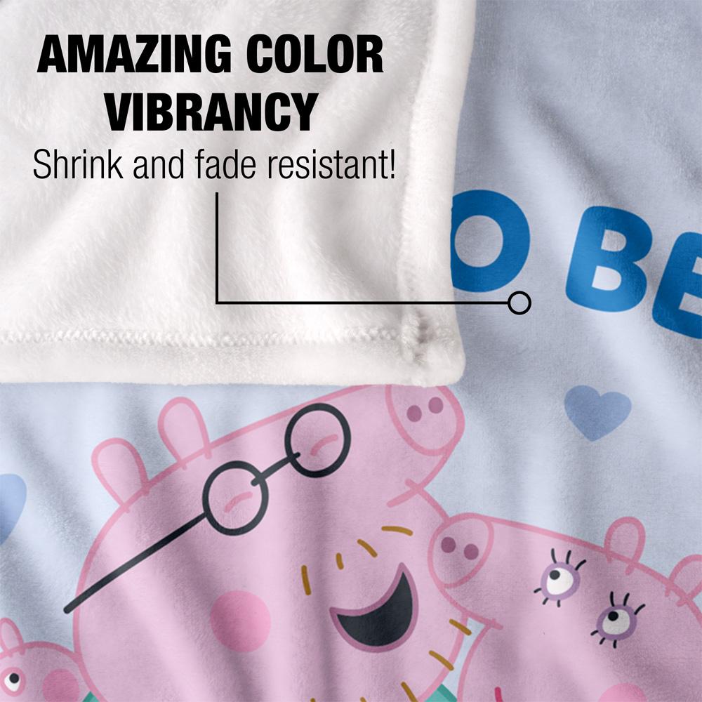 Peppa Pig Soon To Be Daddy Pig Blanket