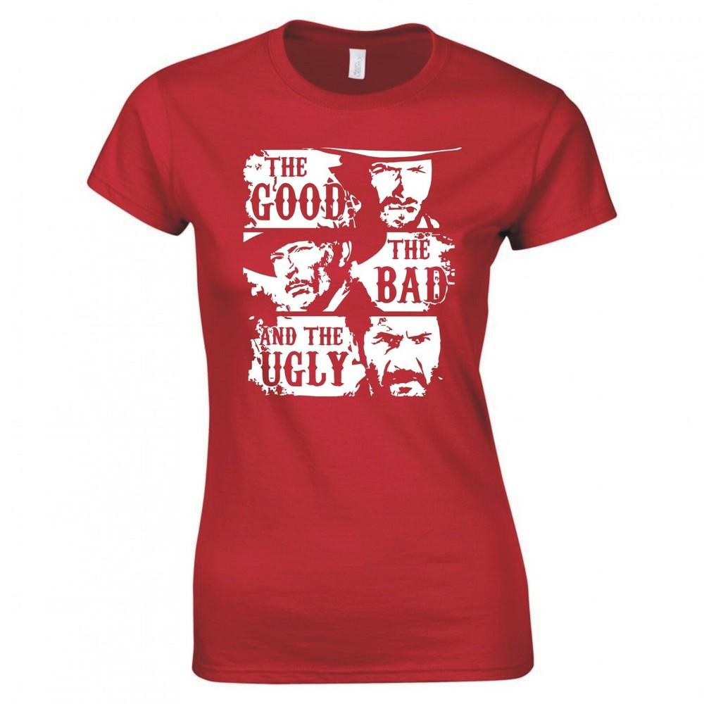Inspired By The Good The Bad And The Ugly Faces Skinny Fit Tshirt S