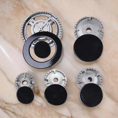 Conjunto de Chapéu de Fogão Forno Fogão a Gás Para Cozinha Para Fogão SABAF Puxadores Kit de Tampa Peças de Fogão Tampa de Ferro Distribuidor de Chama Peça de Liga de Zinco