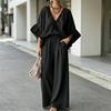 Conjuntos de Verano de 2 Piezas para Mujer, Top con Volantes de Media Manga y Cuello en V a Juego con Pantalones de Pierna Ancha, Conjuntos de Salón para Vacaciones con Bolsillos