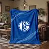 Coperta in Pile Tema Schalke 04 Morbida Accogliente Peluche Per Camera da Letto Divano Viaggio