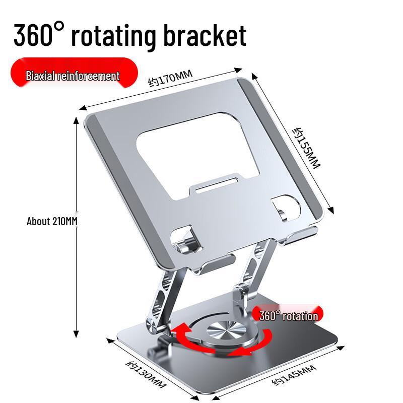 OLOEY 360° Rotating Folding Desktop Tablet Stand