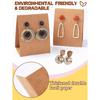 100Pcs Earring Card Holders 200x Earplug for Selling DIY Earring Jewelry Display