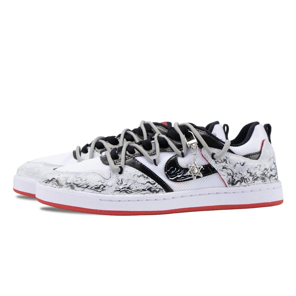Nike SB Alleyoop Amaterasu Abrasion Resistant Low Top Skateboard Shoes Unisex Black White Gray CJ0882-102(team836-)