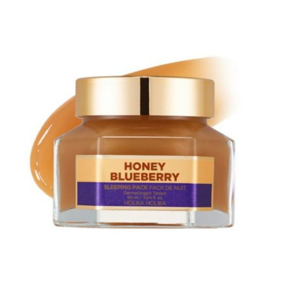 HOLIKA HOLIKA Honey Sleeping Pack Blueberry Nourishing Moisture Sleeping Mask 90ml