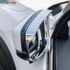 For Mazda CX5 CX-5 KF CX-8 2017--2024 Chrome Car Rearview Mirror Eyebrow Rain Shield Sun Visor Cover Trim Accessories