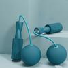 2 PCS Dual-use PVC Skipping Rope For Adults And Children, Style: 75 Mm (Blue)