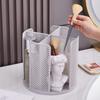 360 Rotating Coffee Cup Organizer 4 Compartment Rotating Cup Holder Desktop Cup Rack  For Office