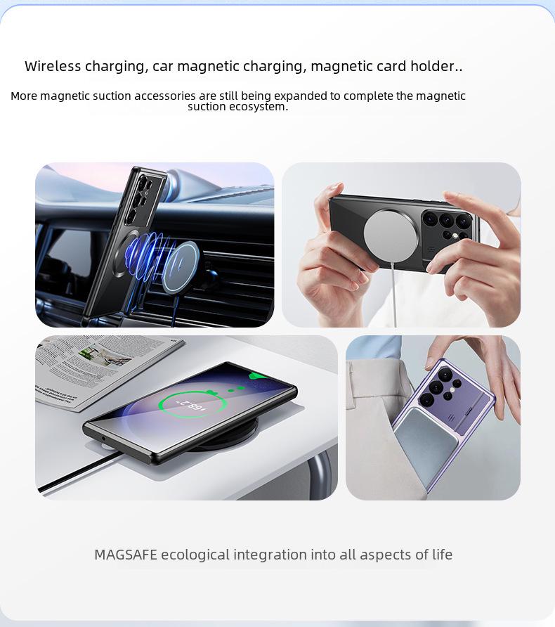 Samsung S24ULTRA Aromatherapy Metal Magnetic Case with S23U Lens Bracket