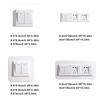 Switch Sticker Transparent White Creativity Protective Case Three-dimensional ple Socket Decoration Wall Frame