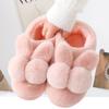 Winter Warme Pelzstiefel Für Zuhause Damen Indoor Home Kaninchen Schuh Pelzigen Ohren Schuhe Indoor Schlafzimmer Flache Absätze Flauschige Stiefeletten