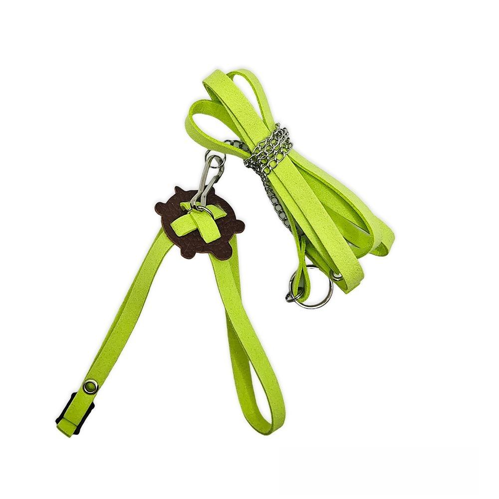 Adjustable Pet Turtle Tortoise Walking Harness Leash Multi Color Chest Strap Outdoor Walking Vest for Small Medium Reptiles