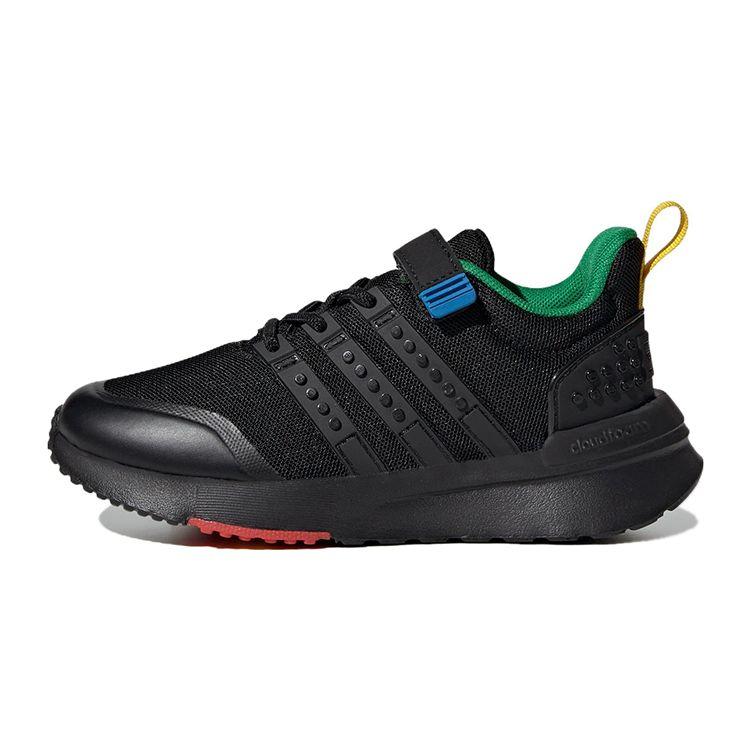 Adidas Lego X  Neo Racer TR21 Elastic Breathable Low Top Kids Running Shoes Kids sneaker Black IF2889
