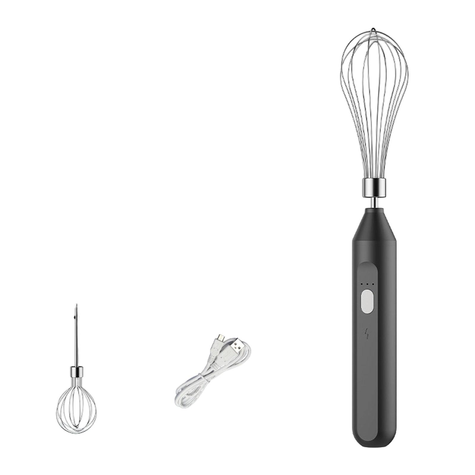 

Electric Hand Mixer Electric Egg Whisk Cream Stirrer Automatic Egg Beater for Cake Baking one size чёрный
