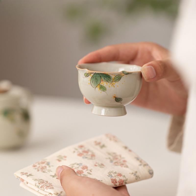 

Старая глина Трава и пепел Портативный ручной горшок Один горшок Две чашки Изысканный сувенир