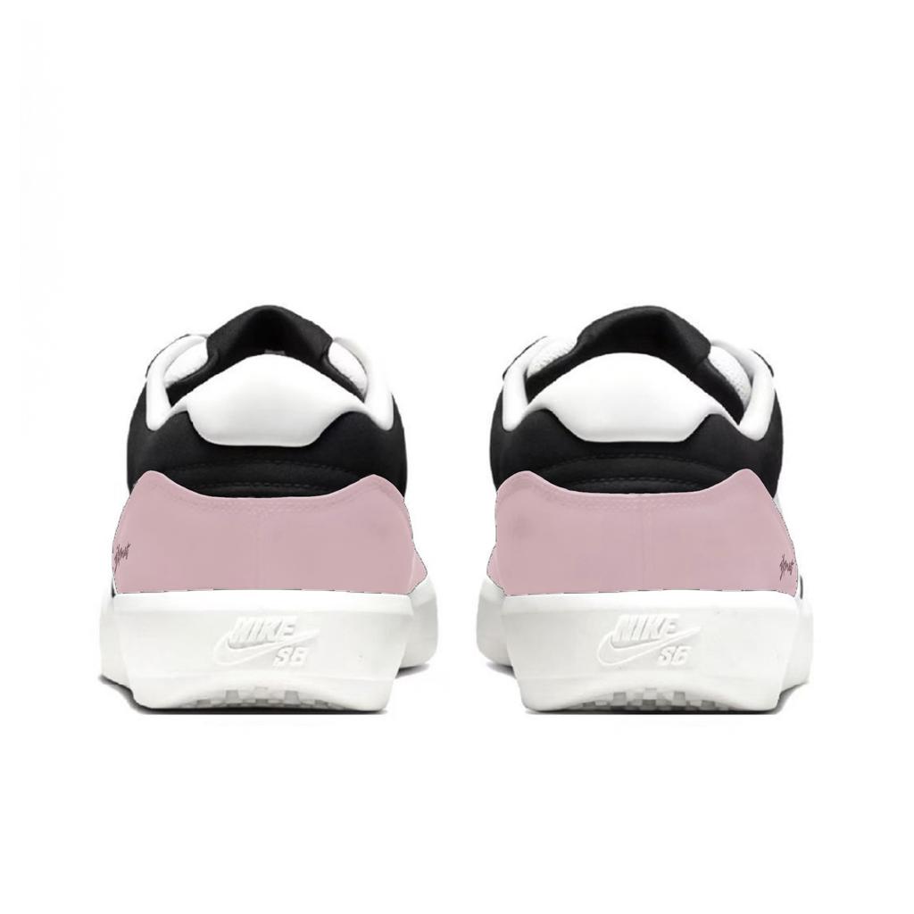 Nike SB Force 58 Rosa Violento Antiscivolo Resistente all'Abrasione Scarpe da Skateboard Basse Unisex Nero Rosa DV5477-012(Team2099-)