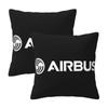 Airbus Logo White 2 Pcs Square Pillowcase Pillow Cover Cushion Decor Comfort Throw Pillow For Home Car