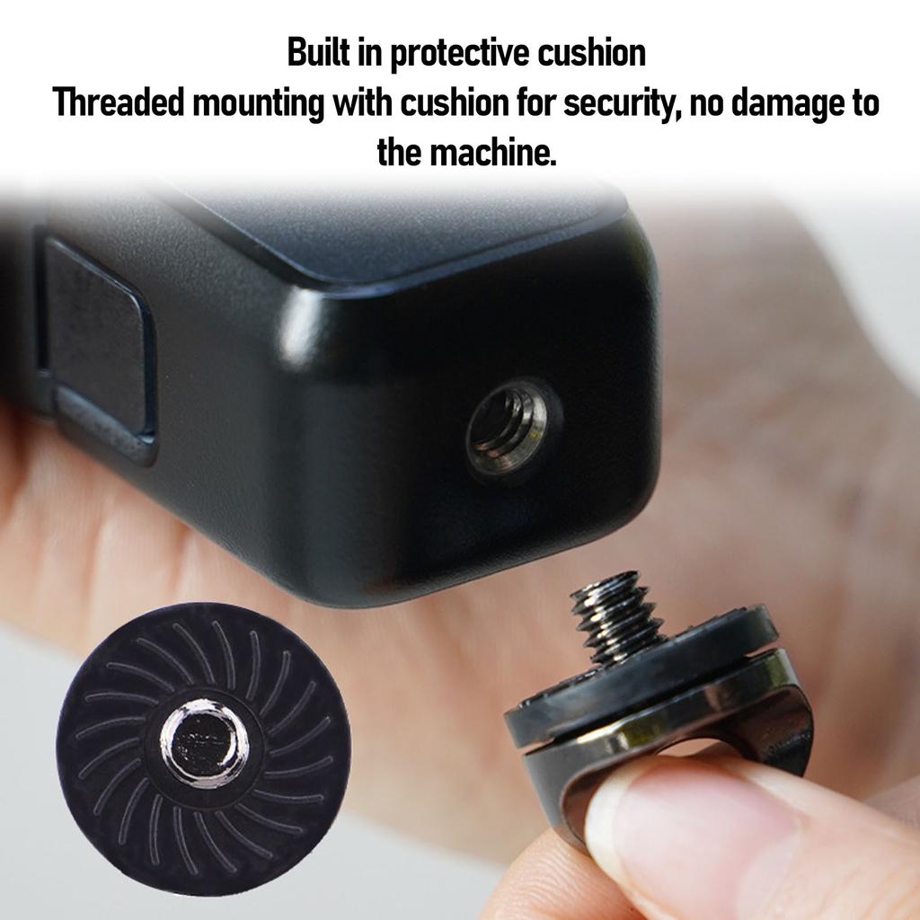 Action Camera Anti Lost Rope Adjustable Quick Release Lanyard with 1/4 Inch Thread for DJI POCKET 3 Action 5 for Insta360 ONE X4