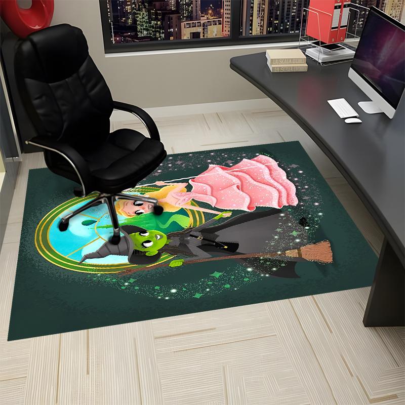 Wicked Printed Carpet, Rug for Office Chair Living Room Bedroom Kitchen Room Decor Gifts.