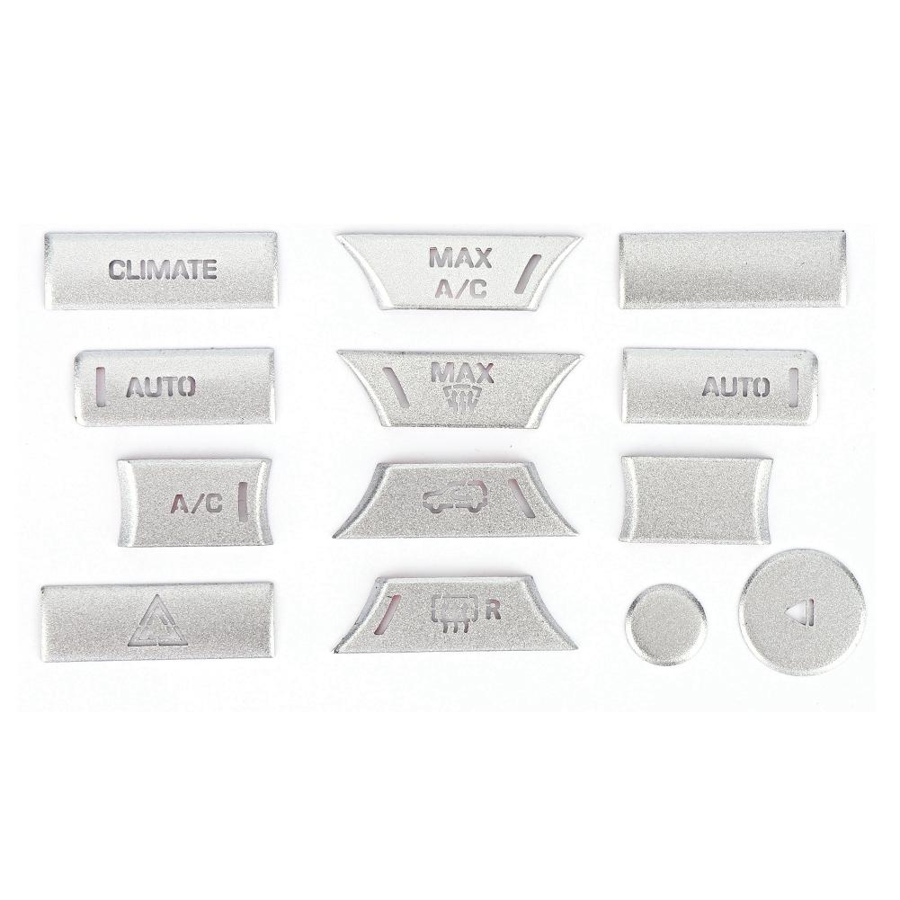 

13pcs Car Air Conditioner Button Patch Trim Fit for Land Rover Range Rover Sport 20142017