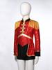 Girls Circus Magician Costume Long Sleeve Sequin Bodysuit with Fringe Epaulets and Sparkle Tassels for Carnival Themed Performances