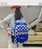 Korean Style Plaid Backpack Set for Students & Travel