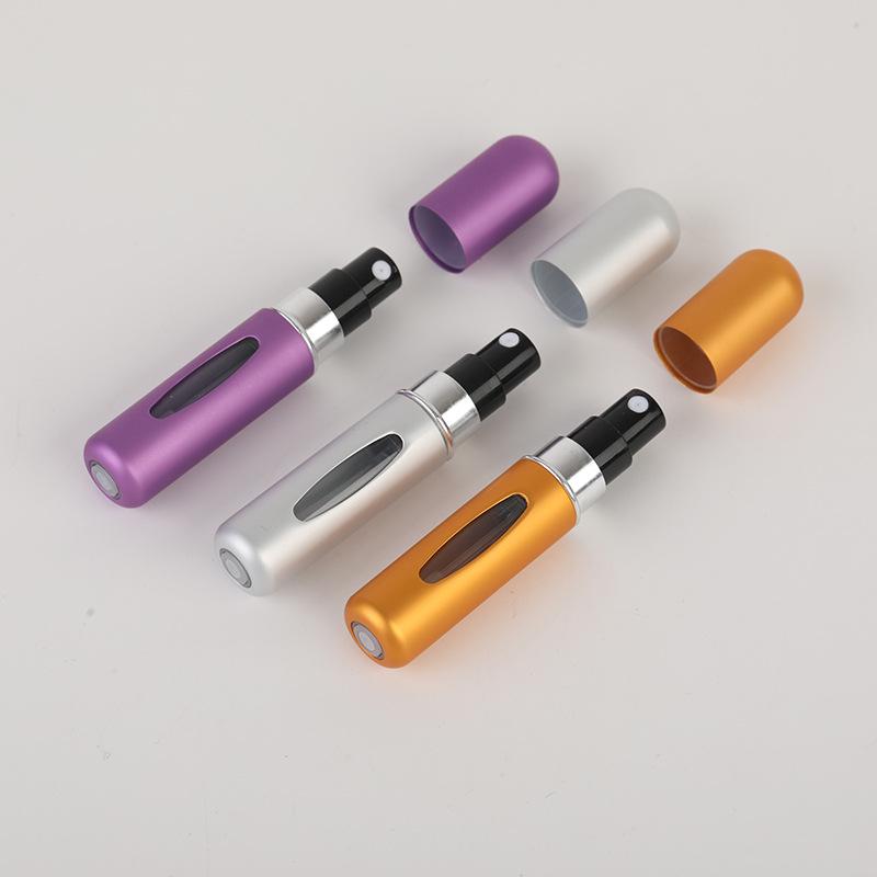 5ml Portable Mini Refillable Aluminum Perfume Spray Bottle