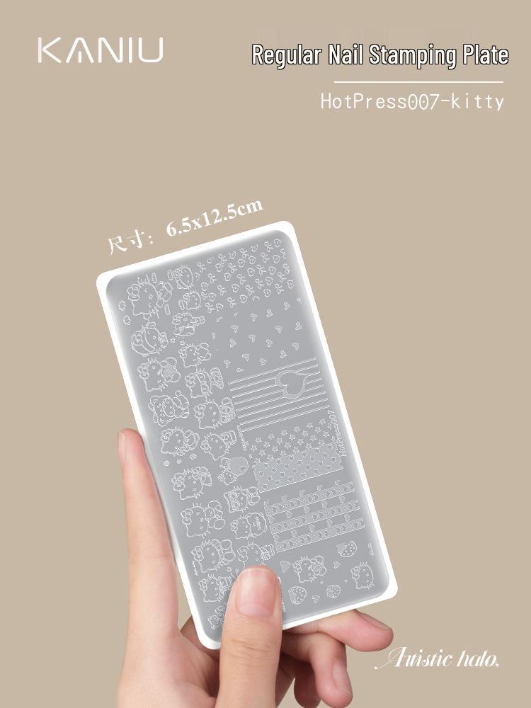 Płytki do zdobienia paznokci w stylu chińskim - Wzory motyli, koronki, kwiatowe i bambusowe