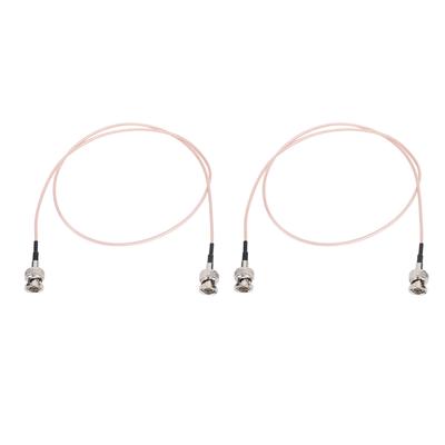 2PCS HD SDI Cable Brass PTFE 80cm 75ohm BNC Male To Male SDI Cable for Cameras BMCC Video Equipment