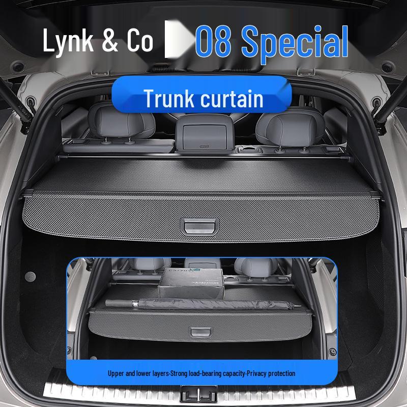 Lynk & Co 08 Rear Retractable Trunk Cover for Modified Partition