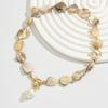 Irregular Shell OT Buckle Bracelet Necklace Female, Seaside Vacation Travel Accessories