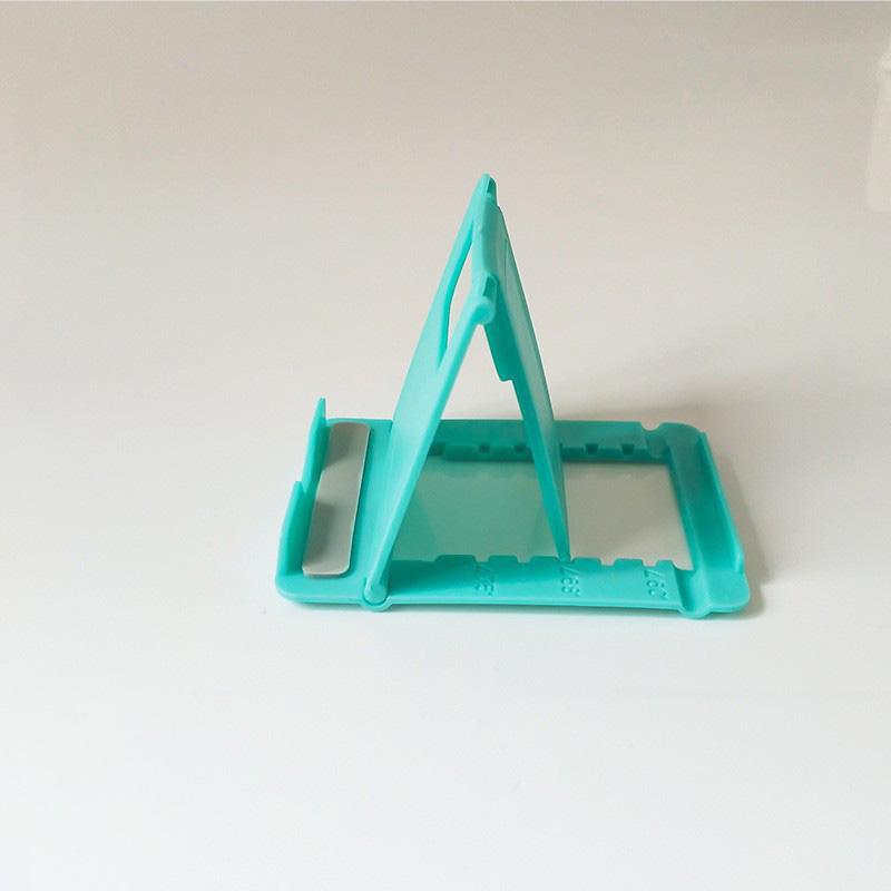 Folding Mobile Phone Holder Mini Adjustable Creative Portable Universal Folding Plastic Phone Holder Tablet Computer Stand For