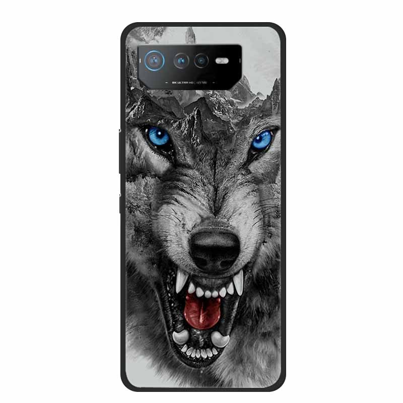 Für Asus ROG Phone 6 Pro Hülle Phone6 Pro Coque Schwarzes TPU Silikon Weiche Rückabdeckung Hülle Für Asus ROG Phone 6D Ultimate Handyhülle