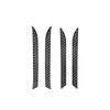 4Pcs For Volkswagen Tiguan Carbon Fiber Interior Door Panel Cover Trim Strip
